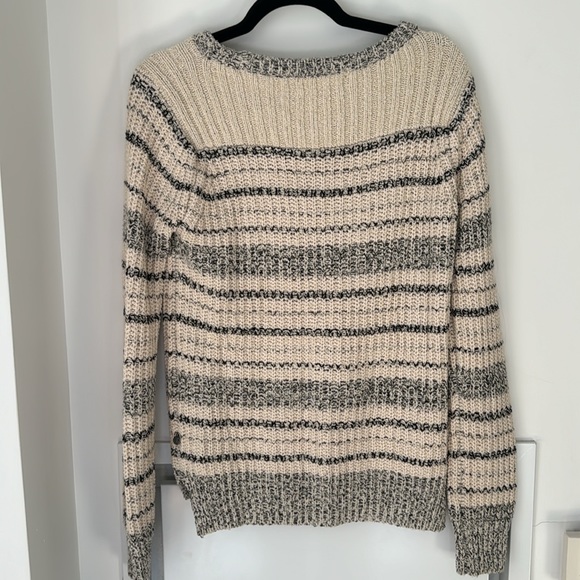 Black and white striped cozy Scotch & Soda sweater - Picture 5 of 7
